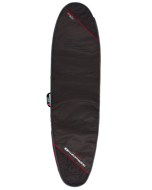 OCEAN AND EARTH COMPACT DAY LONGBOARD COVER - BLACK/BLACK/RED