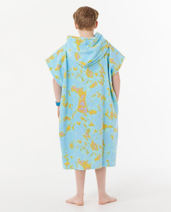 RIP CURL MIXED HOODED TOWEL-BOY - BRIGHT BLUE