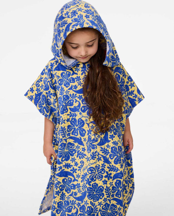 RIP CURL MIXED SNAP HOODED TOWEL-GIRL - YELLOW