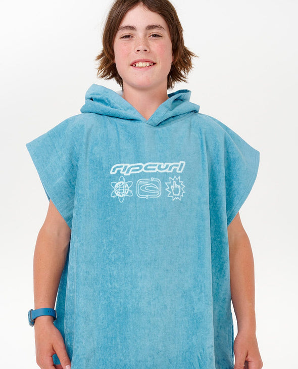 RIP CURL EVOLUTIONS HOODED TOWEL-BOY - OCEAN