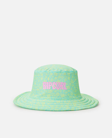 RIP CURL MIXED UPF BUCKET HAT-GIRL - LIGHT GREEN