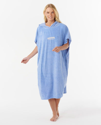 RIP CURL CLASSIC SURF HOODED TOWEL - BLUE