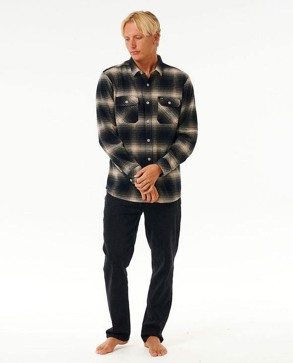 RIP CURL COUNT FLANNEL SHIRT - TAUPE