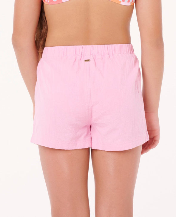 RIP CURL SURF LUXE SUMMER SHORT-GITL - BRIGHT PINK