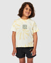 RIP CURL TUBE TIE DYE TEE-BOY - STRAW