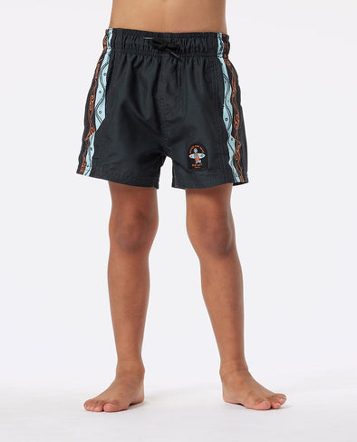 RIP CURL TUBE TOWN COSMIC VOLLEY-BOY - WASHED BLACK