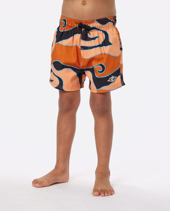 RIP CURL TUBE TOWN WAVES VOLLEY-BOY - ORANGE AMBER