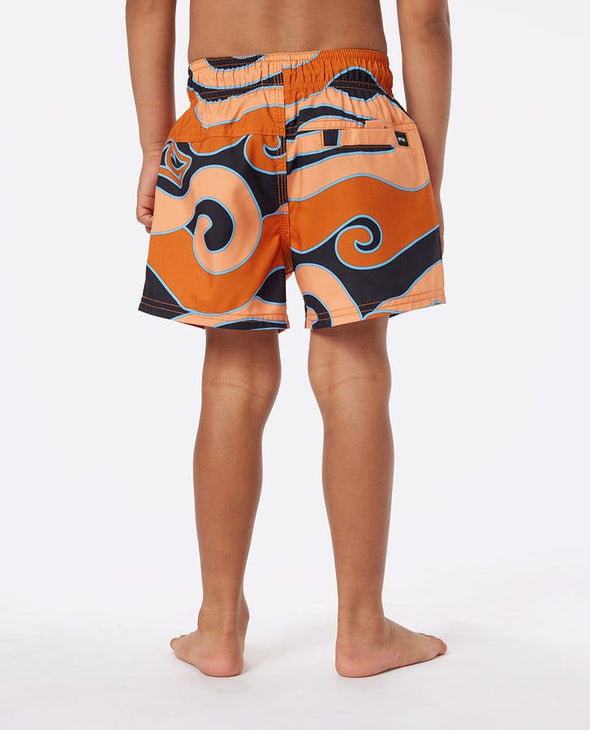 RIP CURL TUBE TOWN WAVES VOLLEY-BOY - ORANGE AMBER