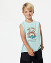 RIP CURL SUN SHAKA TANK-BOY - LIGHT BLUE