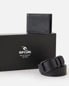 RIP CURL WALLET/BELT GIFT BOX - BLACK