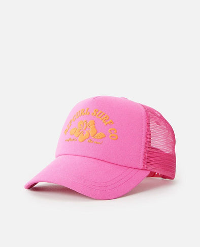 RIP CURL MIXED REVIVAL TRUCKER-GIRL - BRIGHT PINK
