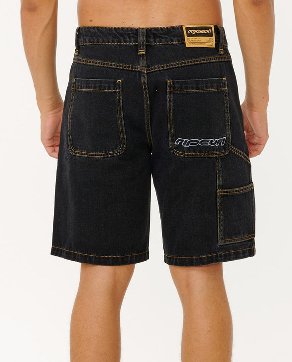 RIP CURL ARCHIVE DENIM WALKSHORT - WASHED BLACK