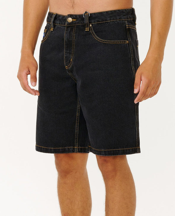 RIP CURL ARCHIVE DENIM WALKSHORT - WASHED BLACK