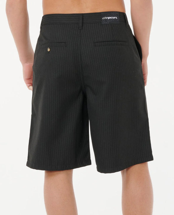 RIP CURL ARCHIVE PINSTRIPE WALKSHORT - BLACK