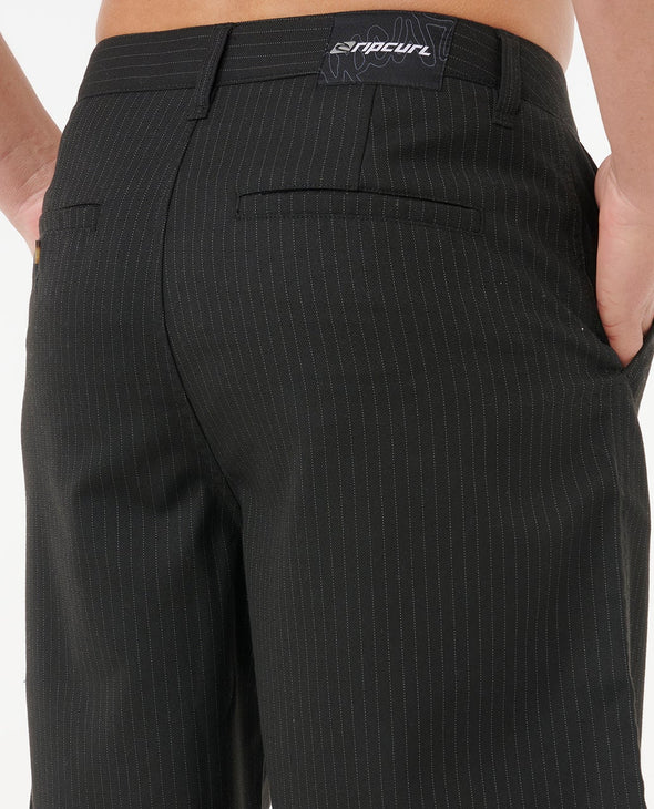 RIP CURL ARCHIVE PINSTRIPE WALKSHORT - BLACK