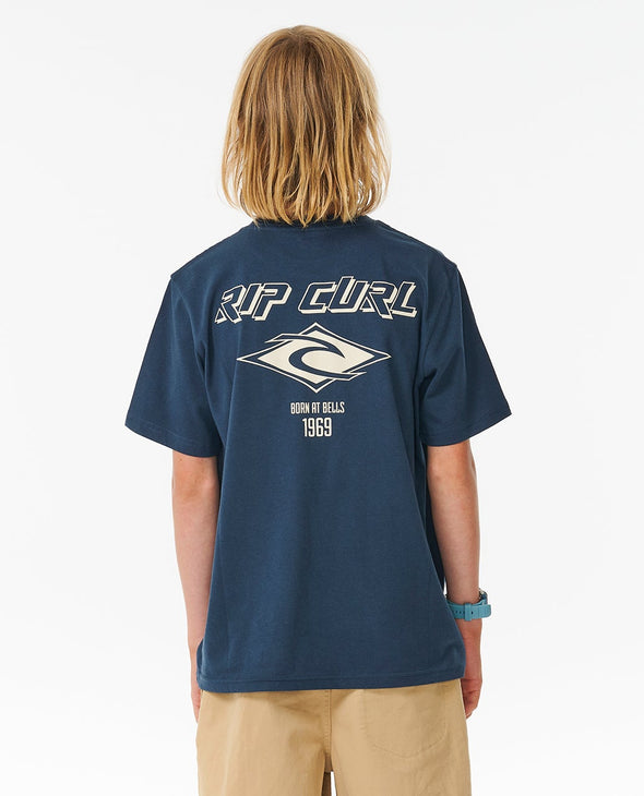 RIP CURL FADEOUT OCON TEE-BOY - DARK NAVY