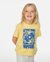 RIP CURL SUN SWELL DOLPHIN TEE-GIRL - BANANA