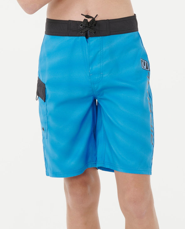 RIP CURL SHOCK WAVE BOARDSHORT-BOY - NORTHERN BLUE