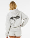 RIP CURL SURF PUFF HERITAGE HOOD - GREY MARLE