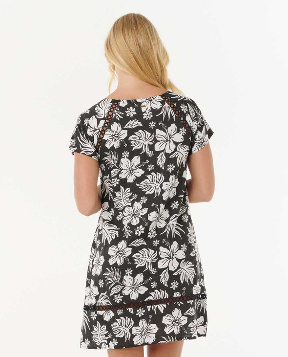 RIP CURL KEEPSAKES SHIFT DRESS - BLACK