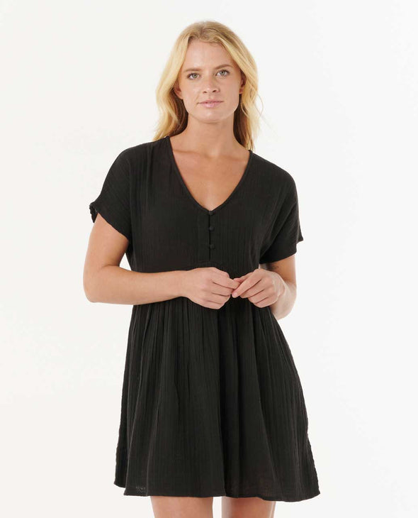 RIP CURL PREMIUM SURF S/S DRESS - BLACK