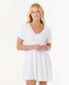 RIP CURL PREMIUM SURF S/S DRESS - WHITE
