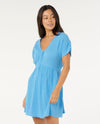 RIP CURL PREMIUM SURF S/S DRESS - AZURE BLUE