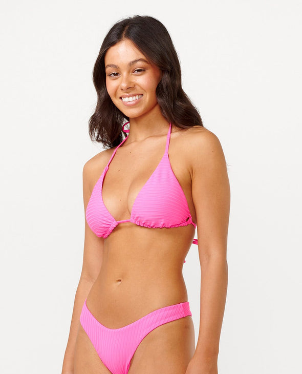 RIP CURL PREMIUM SURF D-DD SLING TRI W/ CHEEKY PANT - HOT PINK