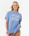 RIP CURL OCEANIC RELAXED TEE - BLUE