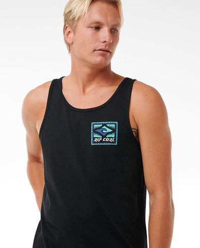 RIP CURL THROWBACK TANK - BLACK