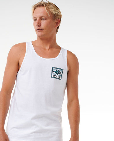 RIP CURL THROWBACK TANK - WHITE