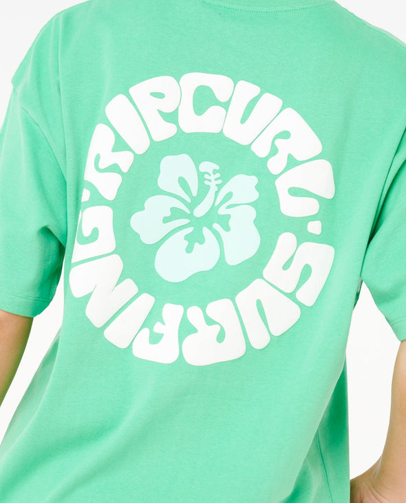 RIP CURL LUXE SURF HERITAGE TEE - IRISH GREEN