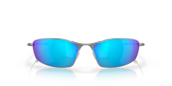 OAKLEY WHISKER SATIN CHROME W/ PRIZM SAPPHIRE IRIDIUM POLARIZED