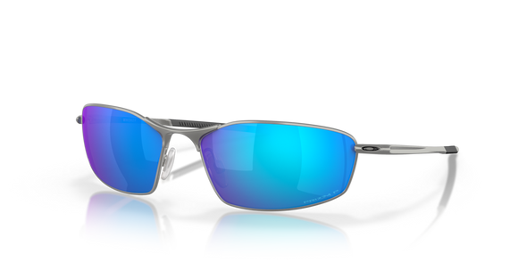 OAKLEY WHISKER SATIN CHROME W/ PRIZM SAPPHIRE IRIDIUM POLARIZED