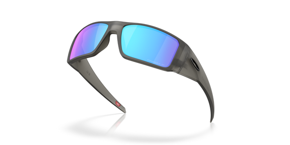 OAKLEY HELIOSTAT MATTE GREY SMOKE W/ PRIZM SAPPHIRE POLARIZED