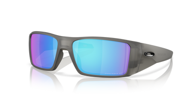 OAKLEY HELIOSTAT MATTE GREY SMOKE W/ PRIZM SAPPHIRE POLARIZED