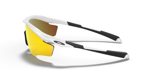 OAKLEY M2 FRAME XL POLISHED WHITE W/ FIRE IRIDIUM