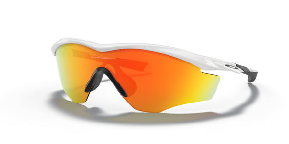 OAKLEY M2 FRAME XL POLISHED WHITE W/ FIRE IRIDIUM