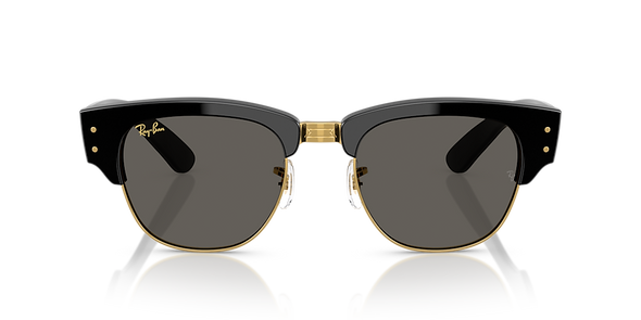 RAYBAN A$AP ROCKY MEGA CLUBMASTER BLACK ON GOLD W/ ULTRA BLACK