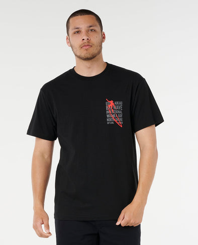 RIP CURL EWG PETRO TEE - BLACK