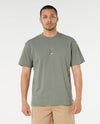 RIP CURL SEARCH STACK EMBROID TEE - CACTUS GREEN