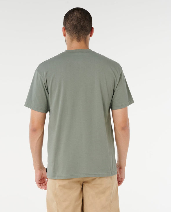 RIP CURL SEARCH STACK EMBROID TEE - CACTUS GREEN