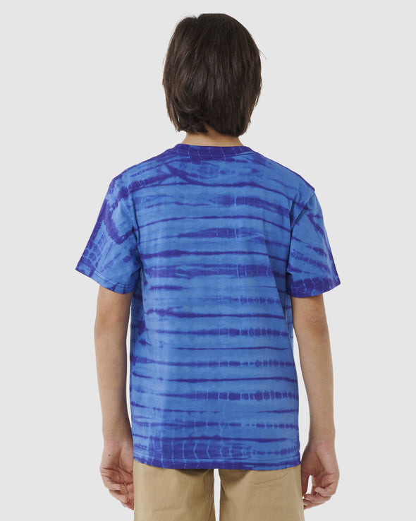 RIP CURL FUTURE EVOLUTION DYE TEE-BOY - WILD BERRY