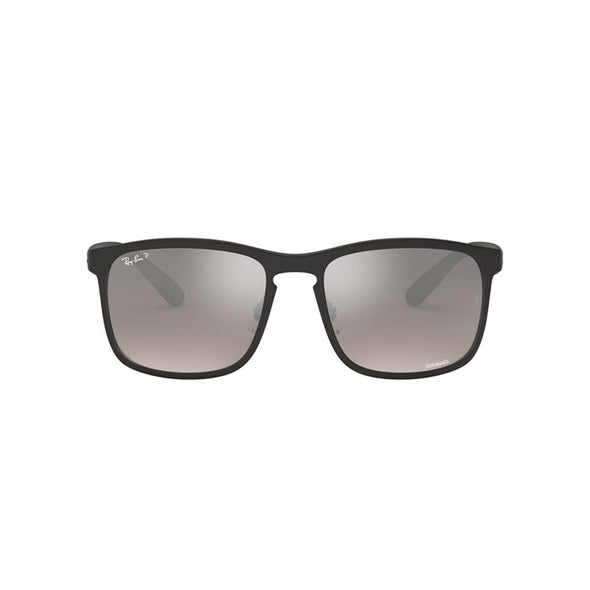 RAYBAN 0RB4264 MATTE BLACK W/ GREY MIRROR SILVER