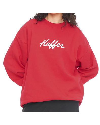 HUFFER WMNS SATURDAY CREW/GLANCE - CHERRY