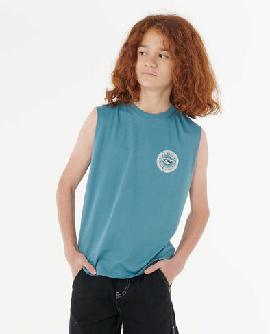 RIP CURL TROPIC DAZE MUSCLE BOY - STORM BLUE