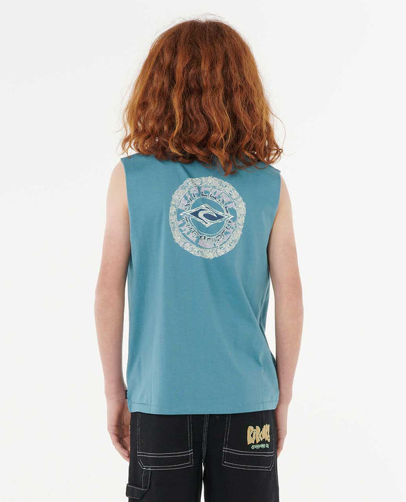 RIP CURL TROPIC DAZE MUSCLE BOY - STORM BLUE