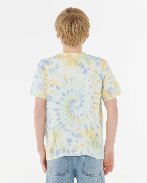 RIP CURL TROPIC DAZE TIE DYE TEE-BOY - MULTICO