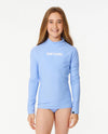 RIP CURL CLASSIC SURF LS RASH VEST-GIRL - WASHED BLUE