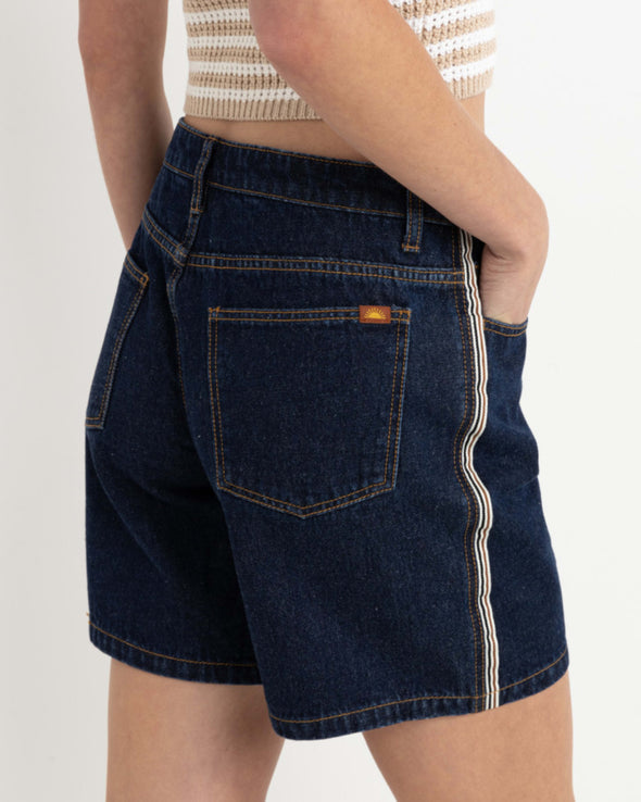 RHYTHM TOUR DENIM BERMUDA SHORT - BLUE